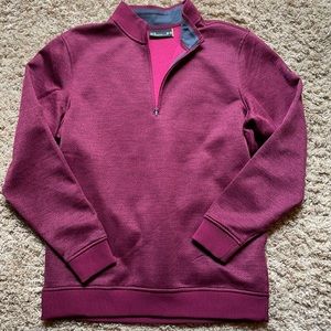 Men’s Under Armour (UA) Pink 1/4 Zip Pullover